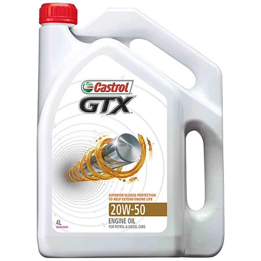 20W50 4LT Castrol GTX Motor Yağı - En yeni tarihli motor yağları.